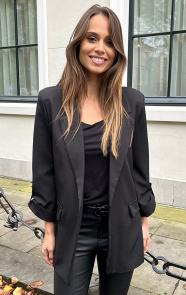 Jurkjes Oversized Blazer Fianna Zwart