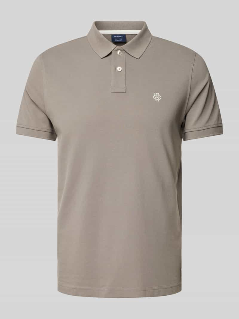 MCNEAL Regular fit poloshirt met labelstitching