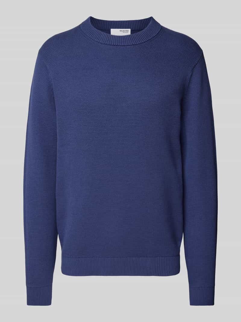 Selected Homme Gebreide pullover met ribboorden, model 'DANE'