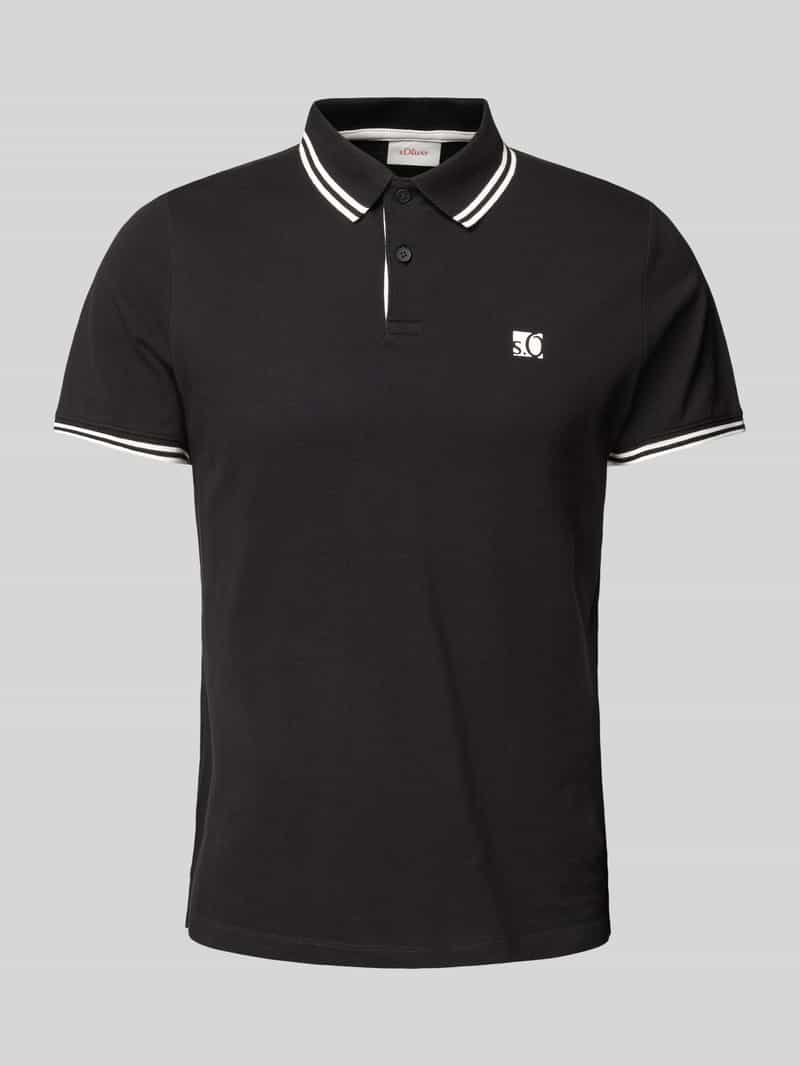 S.Oliver RED LABEL Poloshirt met labelprint