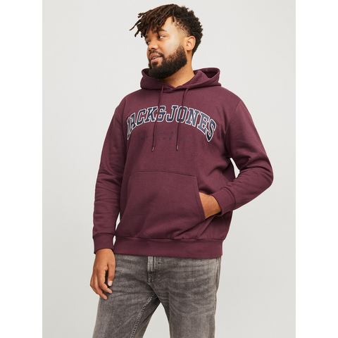 Jack & Jones PlusSize Hoodie JJECALEB VARSITY SWEAT HOOD NOOS PLS