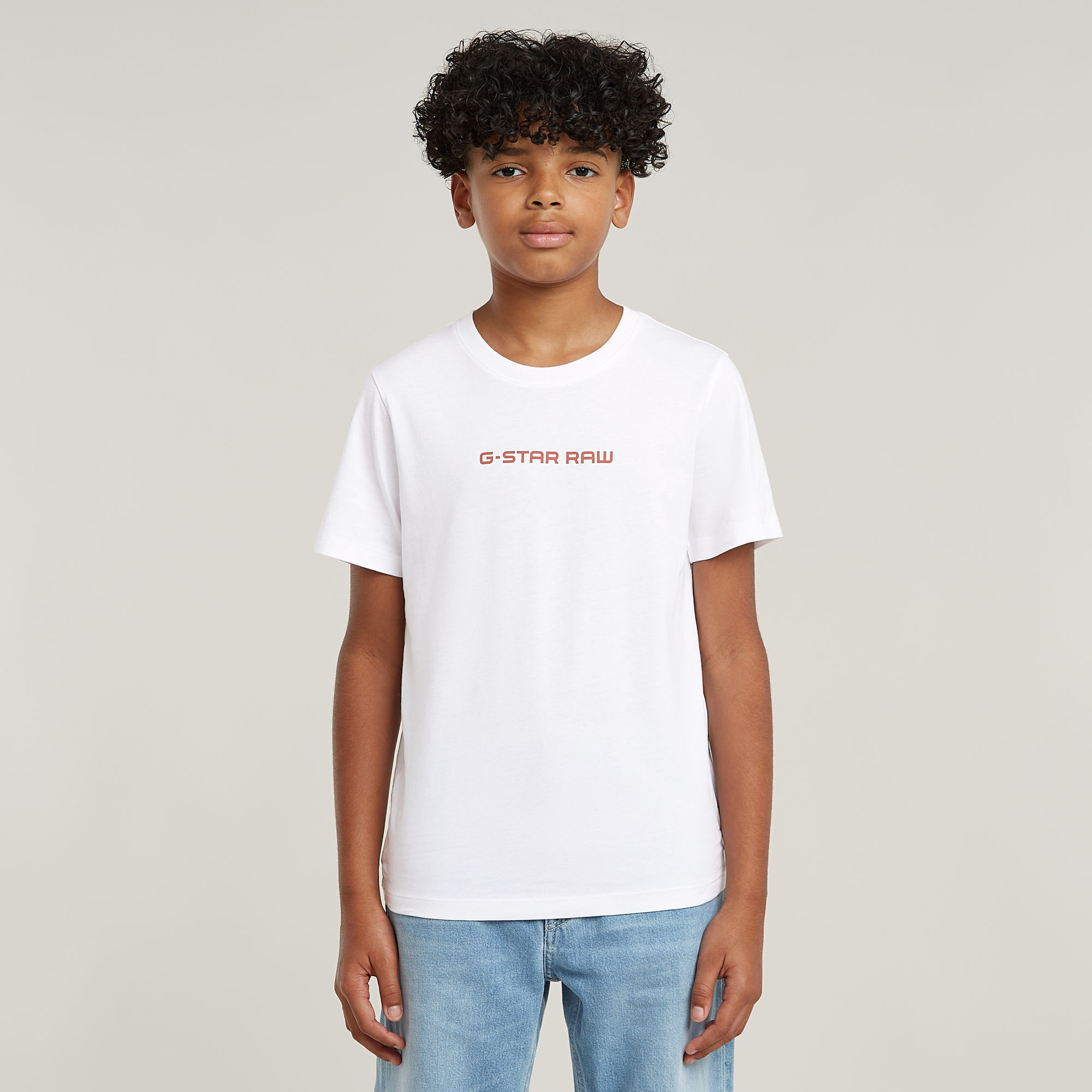 G-Star RAW Kids T-Shirt Regular Sport - Wit - jongens