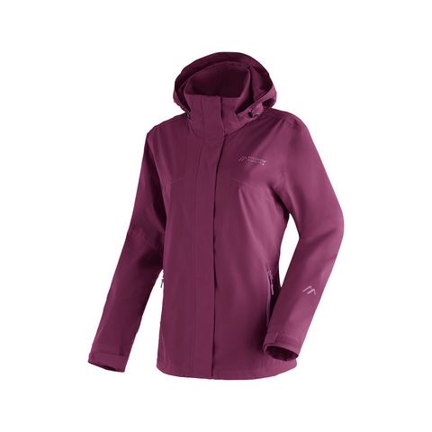 Maier Sports Outdoorjack Metor rec W Dames regenjack met capuchon, waterdicht, 2 buitenzakken, binnenzak