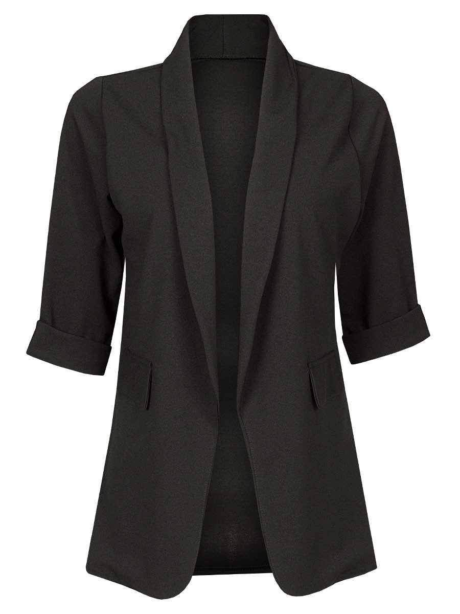 Fashionize Blazer Openvallend Zwart