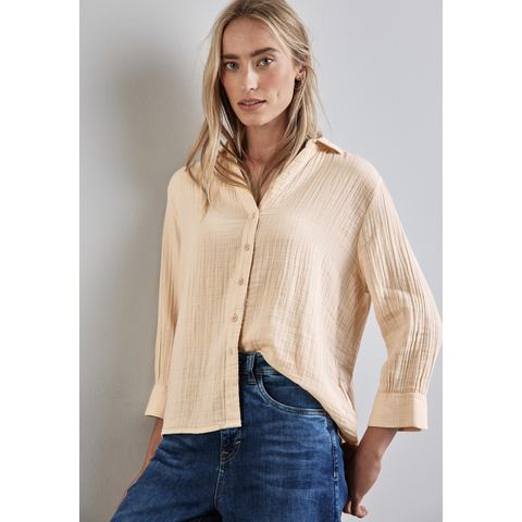 STREET ONE Overhemdblouse met pas achter