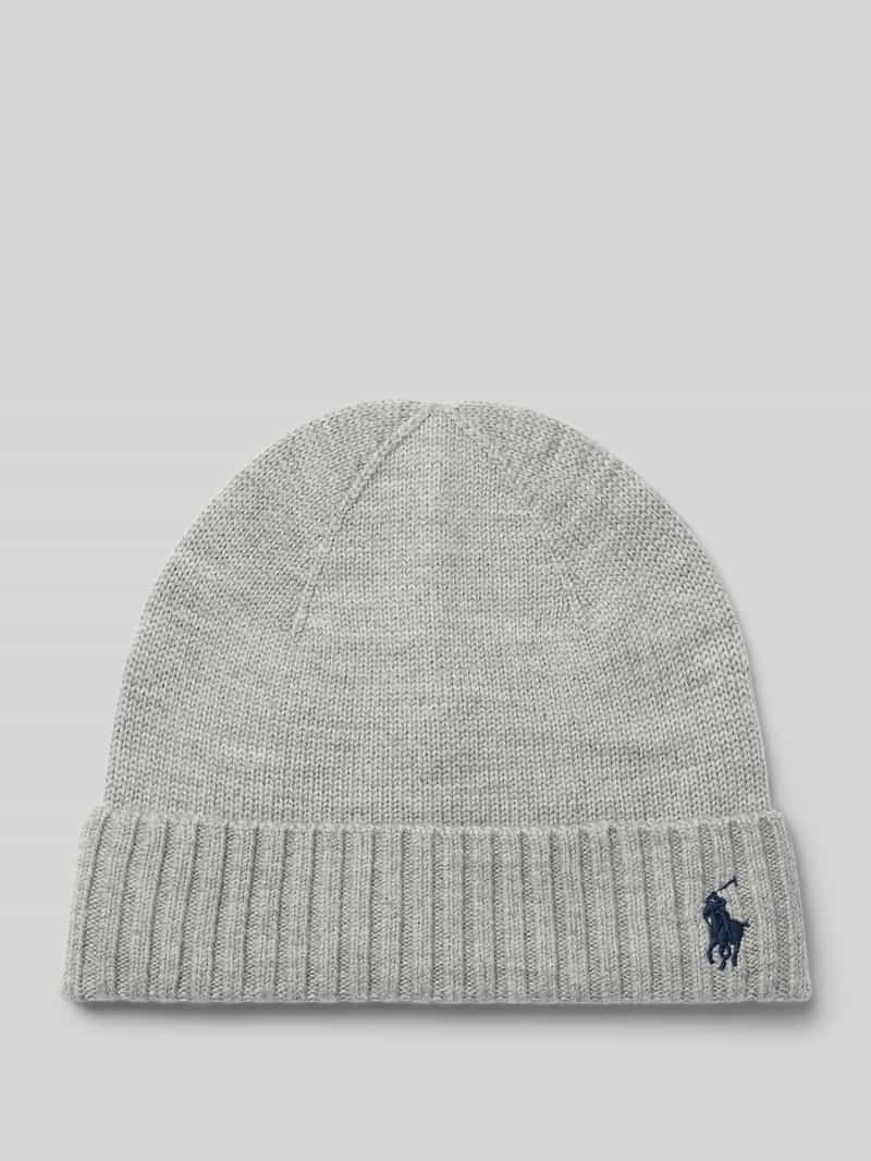 Polo Ralph Lauren Teens Beanie van wol met logostitching