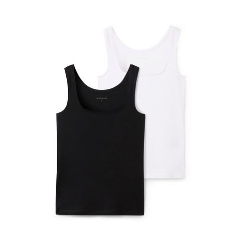 Tom Tailor Tanktop in set van 2 (set, 2-delig)