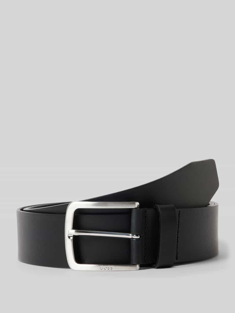 Boss Leren riem met doornsluiting, model 'JOR'