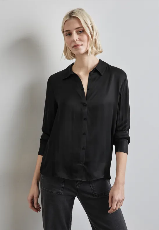 Street One Satijnen overhemd blouse