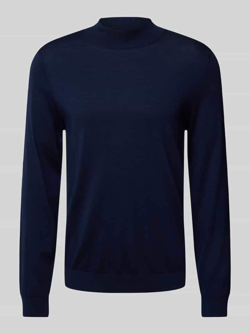 Selected Homme Gebreide pullover met opstaande kraag, model 'TRAY'