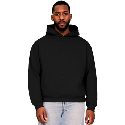 Casual Classics Boxy ringgesponnen katoenen oversized hoodie voor heren