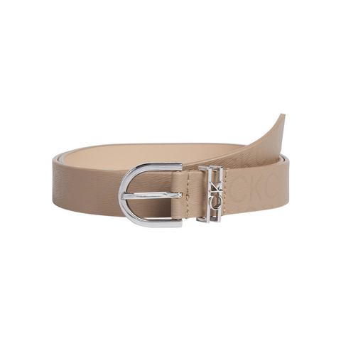 Calvin Klein Leren riem CK LOOP RND BUCKLE 2.5CM_EPI