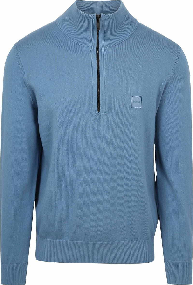 Boss Kanobix Half Zip Trui Blauw