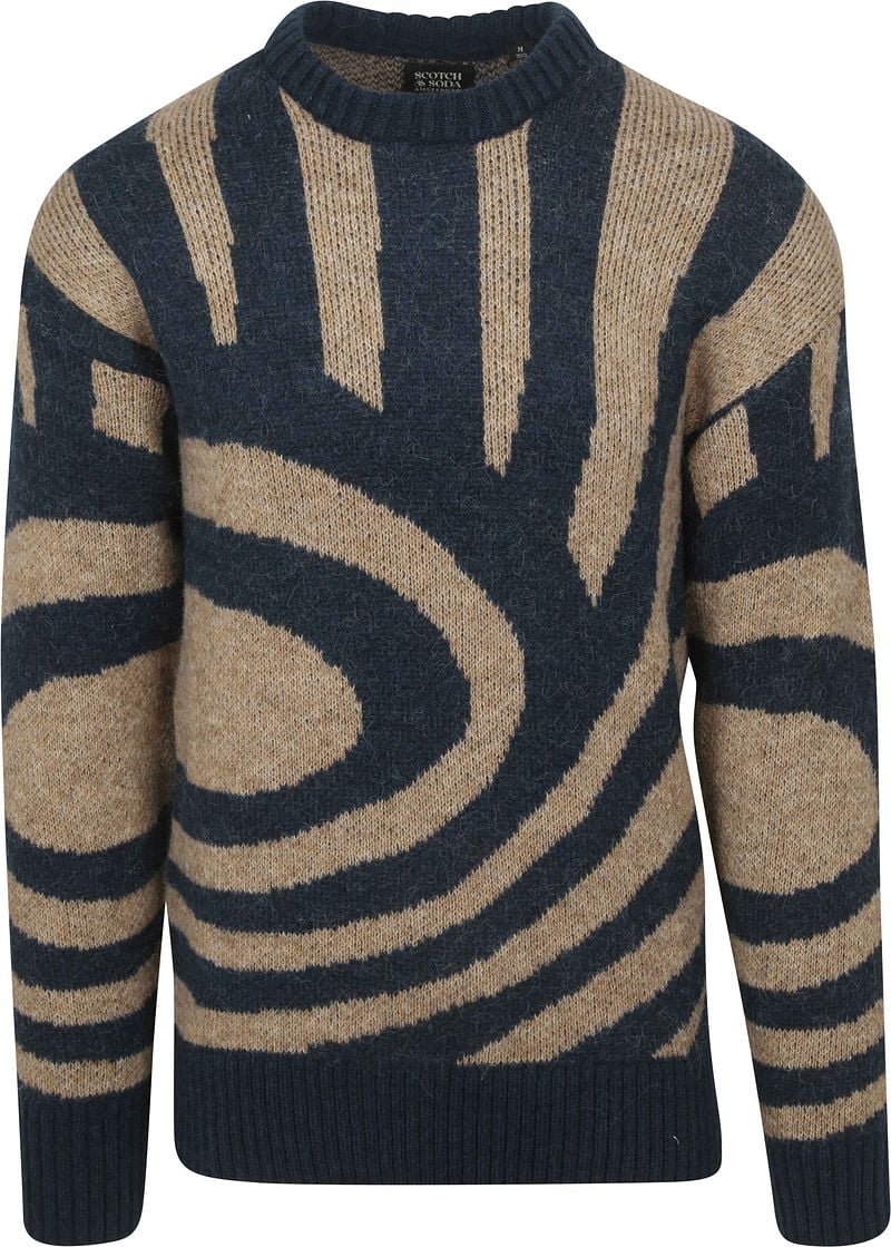 Scotch and Soda Sweater Waves Navy