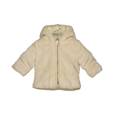 BLUE SEVEN Teddyjas met capuchon - beige