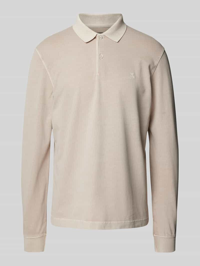 Marc O'Polo Regular fit poloshirt met labelstitching