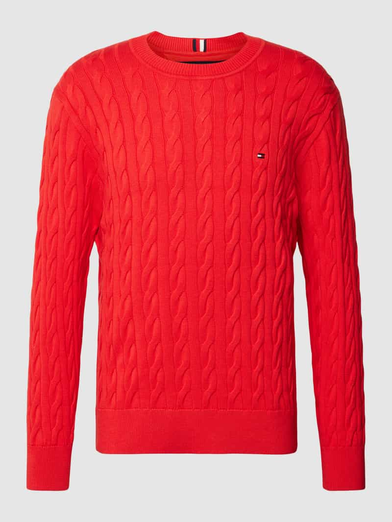 Tommy Hilfiger Gebreide pullover met kabelpatroon