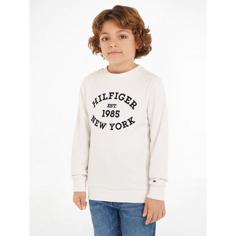 Tommy Hilfiger Sweatshirt MONOTYPE FLOCK REG SWEATSHIRT