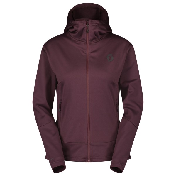 Scott  Women's Hoody Defined Mid Zip - Fleecevest, purper