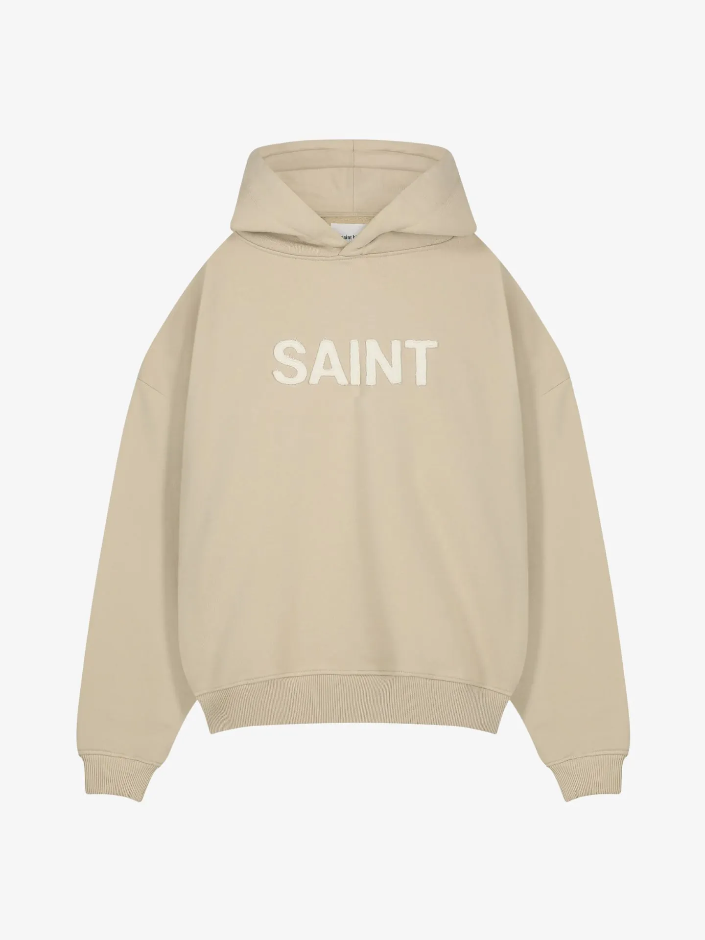 Saint Blanc Heren hoodie cut taupe