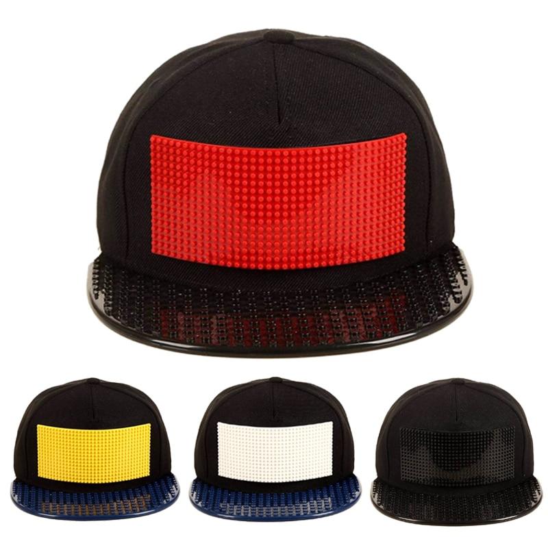 XBHAPPAREL Mannen passen Diy Baseball Hat Legos Cap Blocks Bricks Trucker Snapback Hat voor vrouwen aan Afneembaar 50-54cm