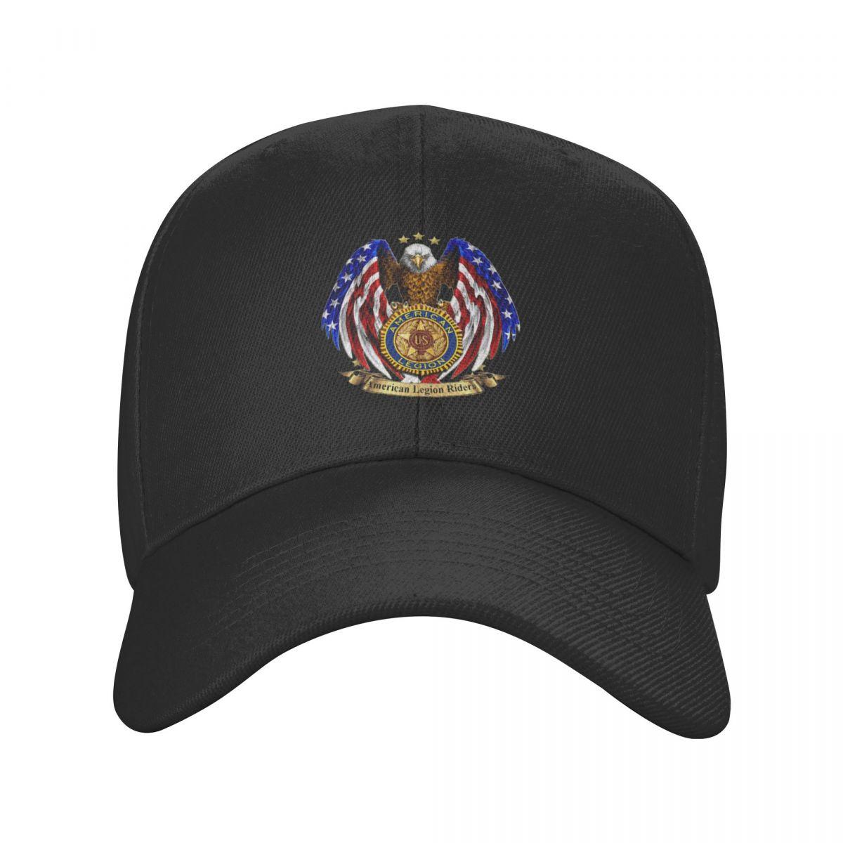 91460000MABYFHJN57 Cool American Legion Riders Logo Baseball Cap Unisex Vrouwen Custom Verstelbare Volwassen USA Wapen Papa Hoed Lente Adjustable Cap