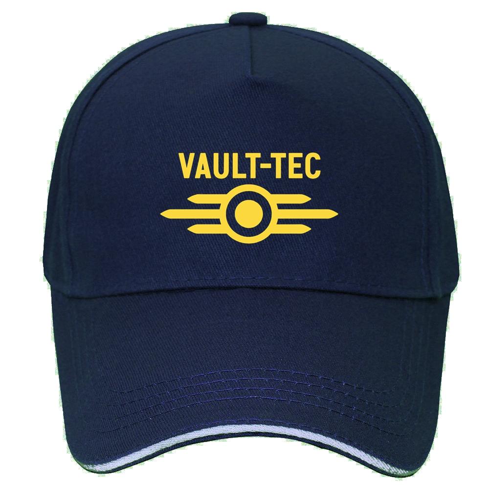 91140110MA0LTMUW73 Games Vault Tec logo Gaming Video Game Fallout 2 3 4 Cap Baseball Games Unisex Hoed Vault-Tec Dames Unisex's Hip Hop Cap Hoeden 55CM-60CM