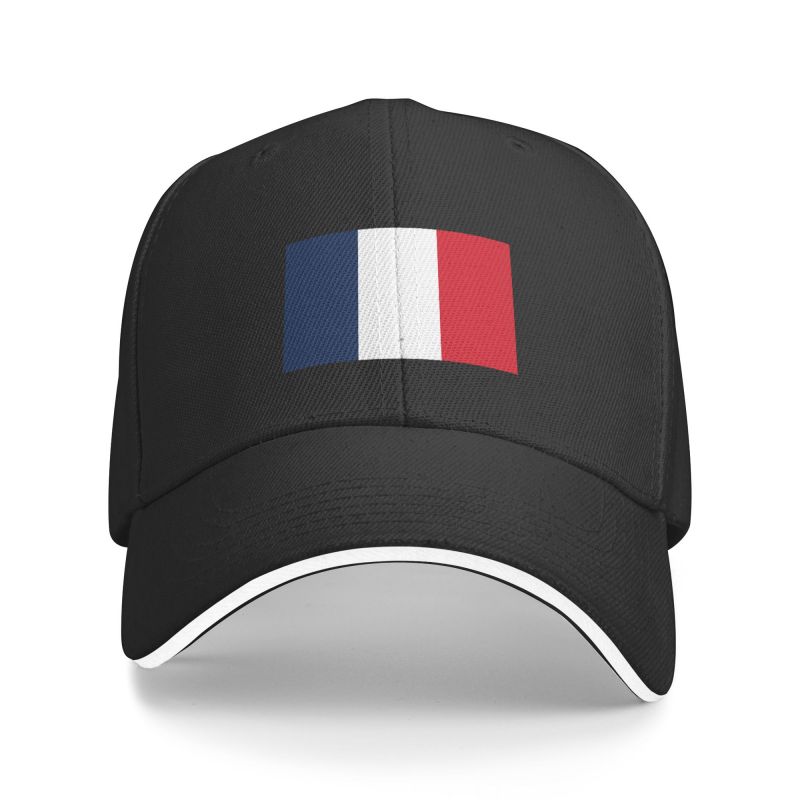 91530102MAC2AA7079 Gepersonaliseerde vlag van Frankrijk Baseball Cap Outdoor Unisex Dames verstelbare papa hoed lente Baseball Cap