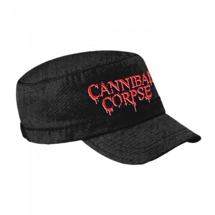 Pertemba FR - Apparel Cannibal Corpse Unisex volwassen logo legerpet One Size rood/zwart