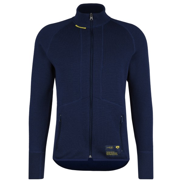 Transhumance  Jacke Full Zip - Merinovest, blauw