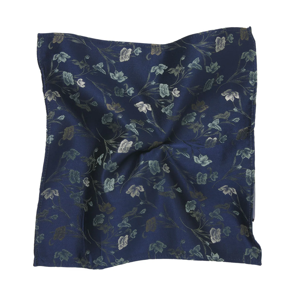 Tresanti Silvan | woven silk pocket square floral |