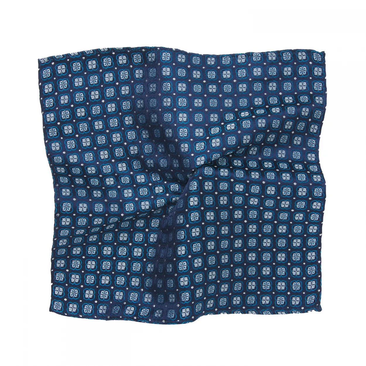 Tresanti Silvano | woven silk pocket square floral |