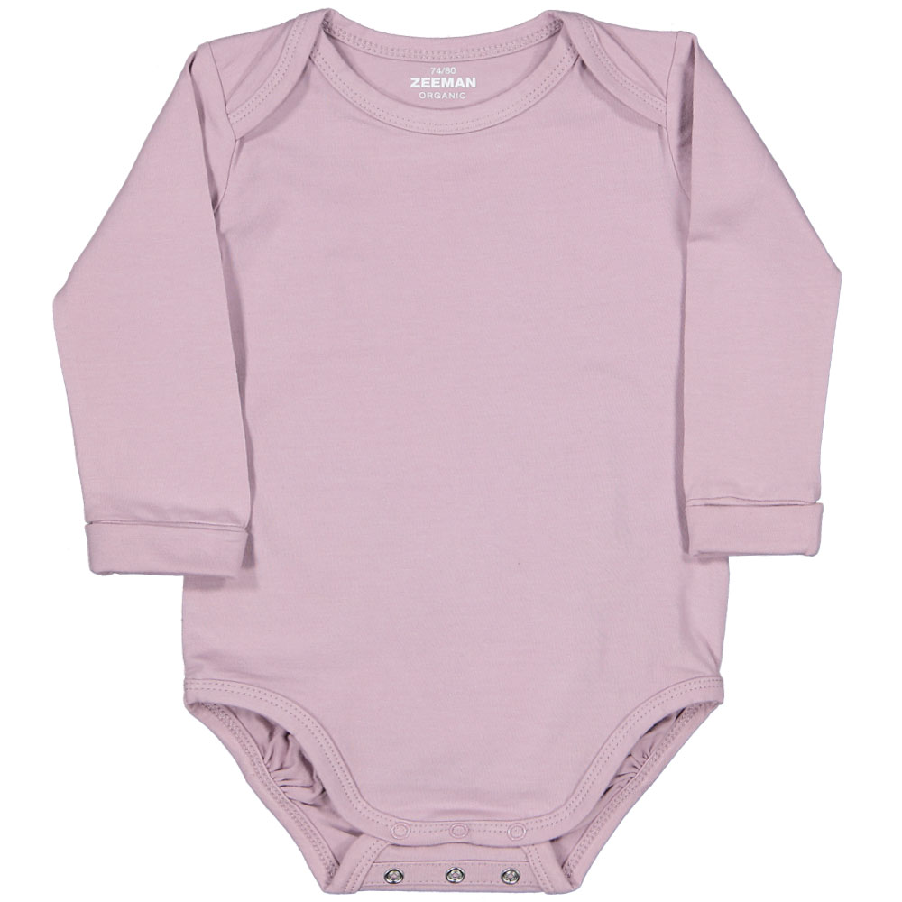 Zeeman Baby romper Lange mouwen Envelophals