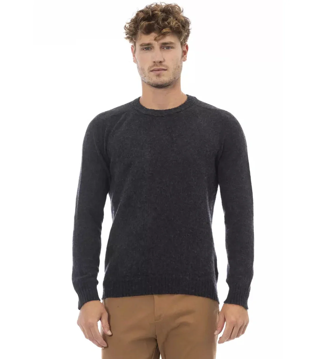 Alpha Studio Wollen sweater voor heren