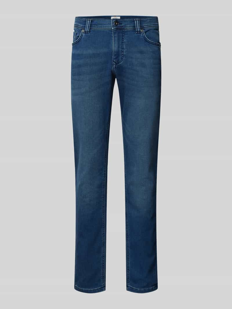 MCNEAL Tapered fit jeans met steekzakken