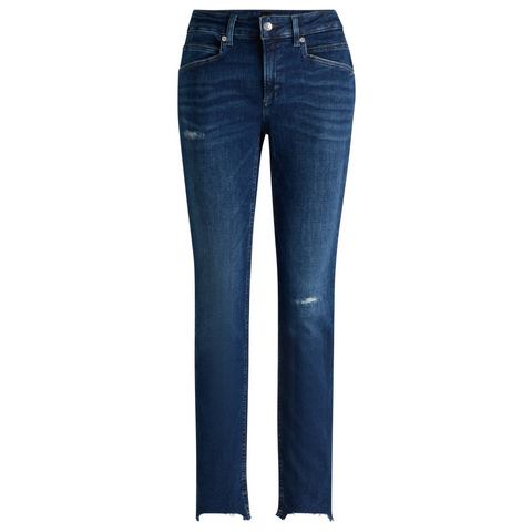 Boss Orange Regular fit jeans C_JACKIE MR RH met destroyed-effecten