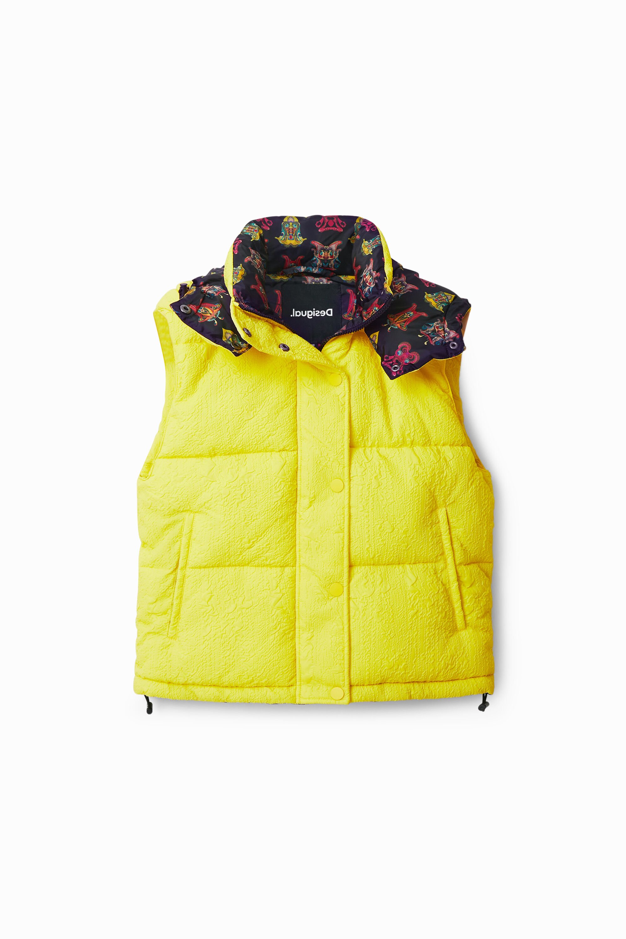 Desigual Korte bodywarmer M. Christian Lacroix - YELLOW