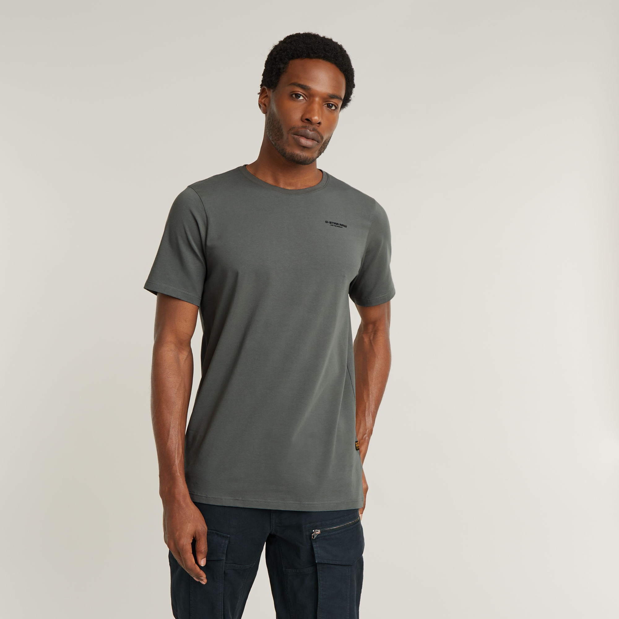 G-Star RAW Slim Base T-Shirt - Grijs - Heren