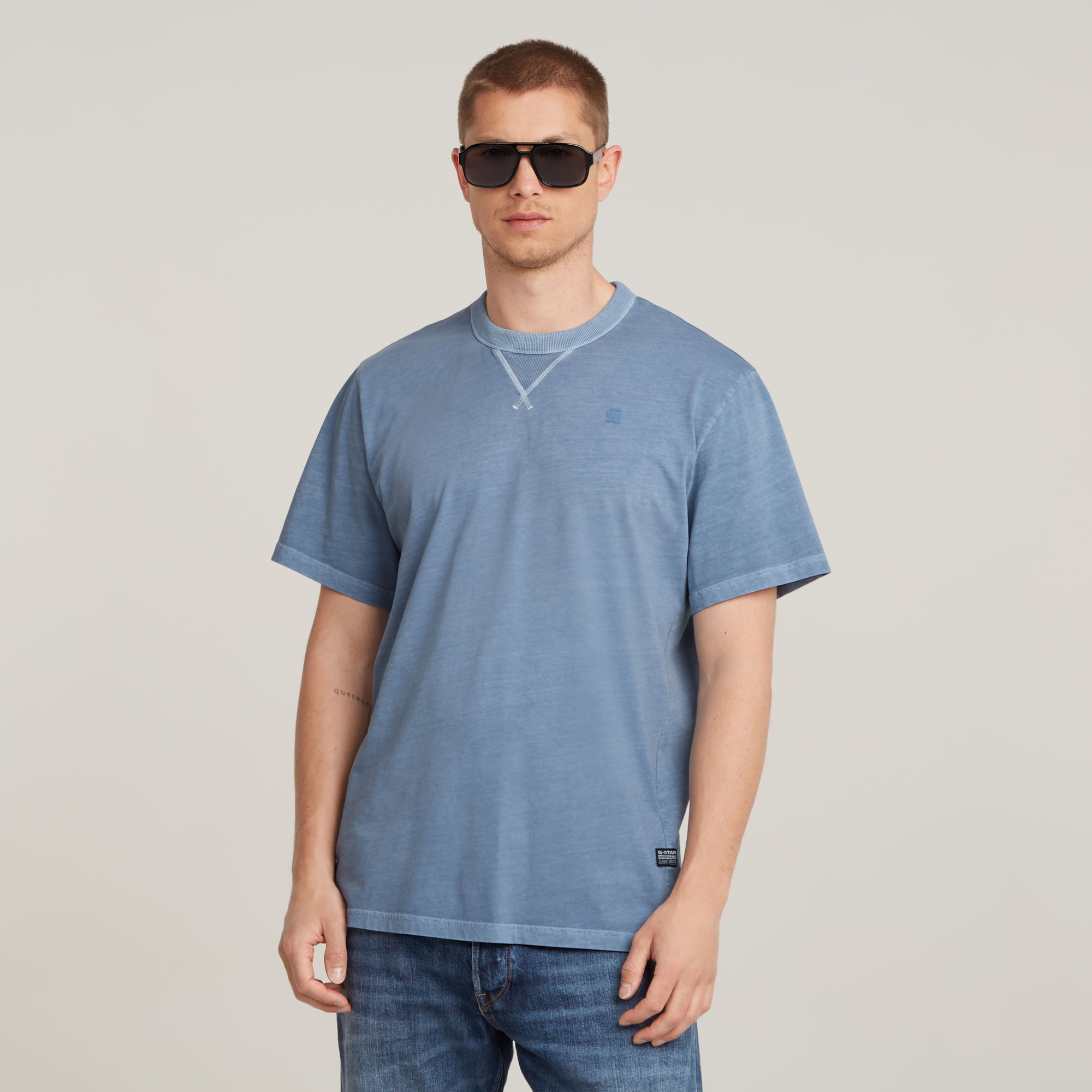 G-Star RAW Nifous T-Shirt - Midden blauw - Heren