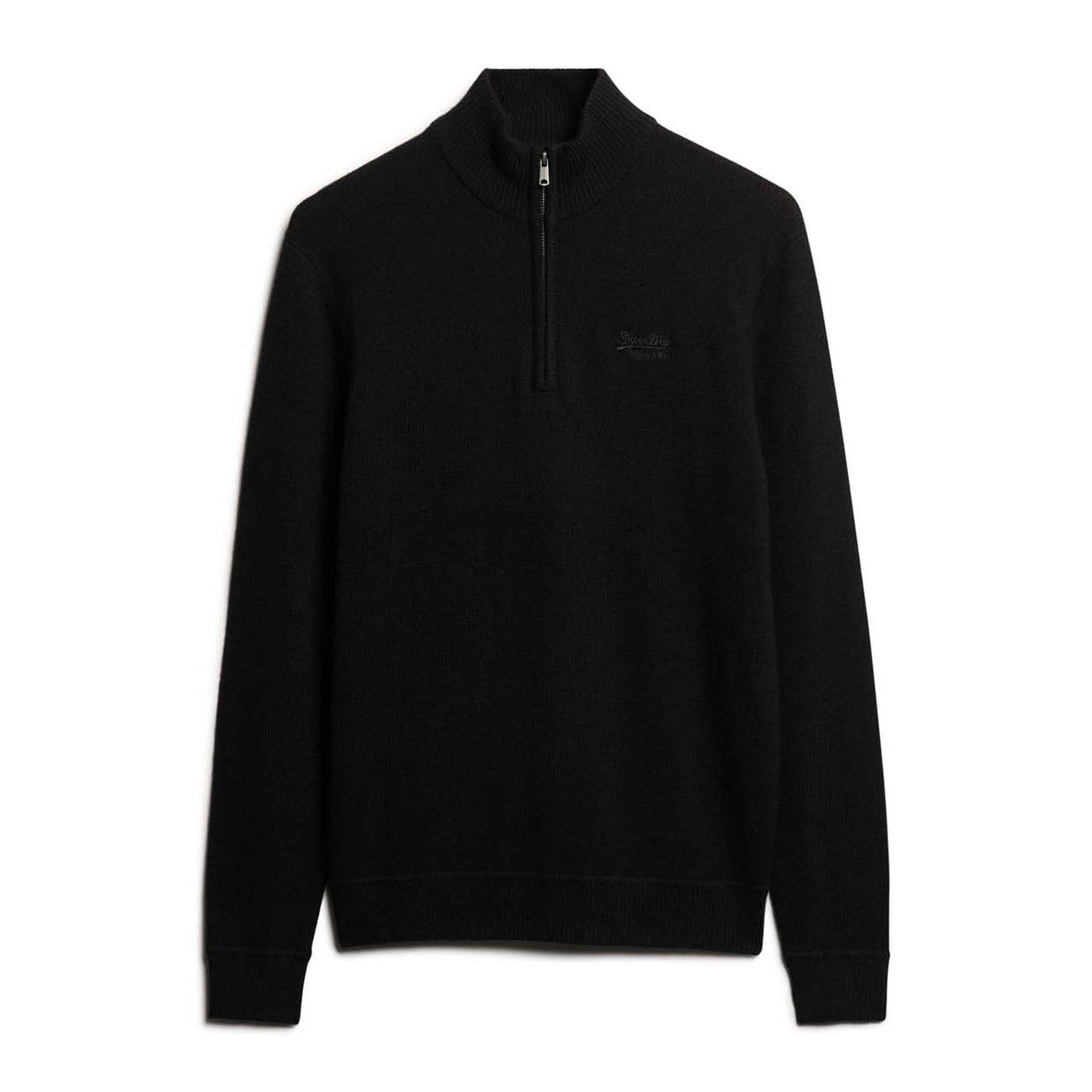 Superdry Gebreide trui ESSENTIAL EMB KNIT HALF ZIP