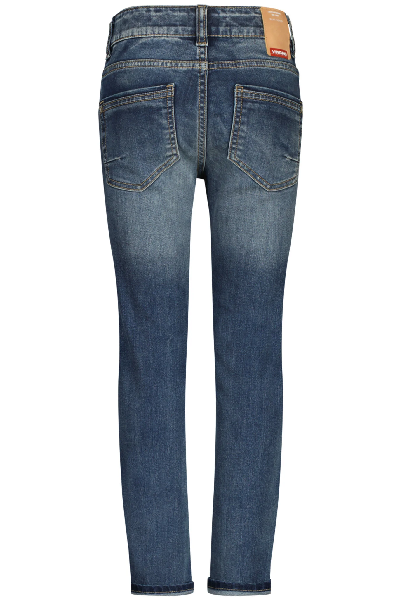 Vingino Jongens jeans anzio skinny fit tinted mid blue