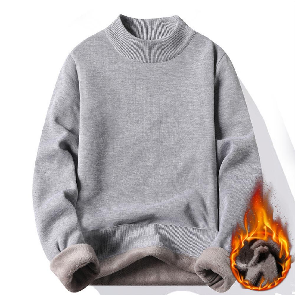 Super Monopoly Mode Heren Casual Slim Fit Basic Turtleneck Gebreide Trui Hoge Kraag Pullover Mannelijk Dubbele Kraag Herfst Winter Tops XXXXL wit