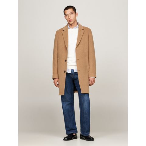 Tommy Hilfiger Lange jas DC WOOL MIX COAT