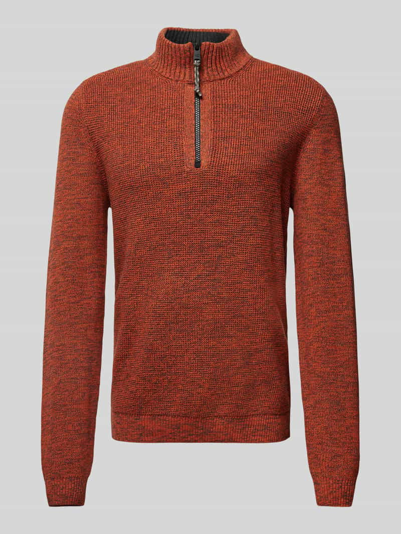 Camel active Gebreide pullover met ribboorden