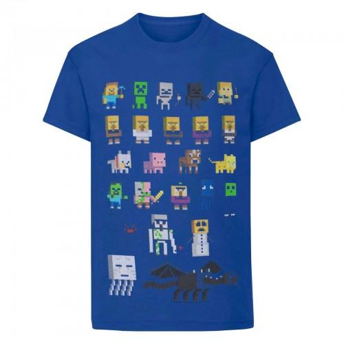 Minecraft kinder/jongens officieel Sprites karakter T-shirt Years