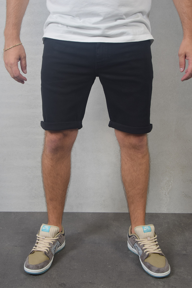 Purewhite Slim fit denim short the steve