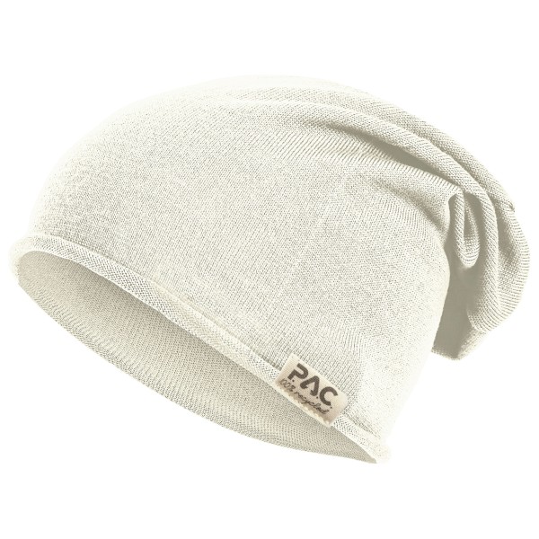 P.A.C.  Nature Merin 100% Recycled Merino Beanie - Muts, beige/wit