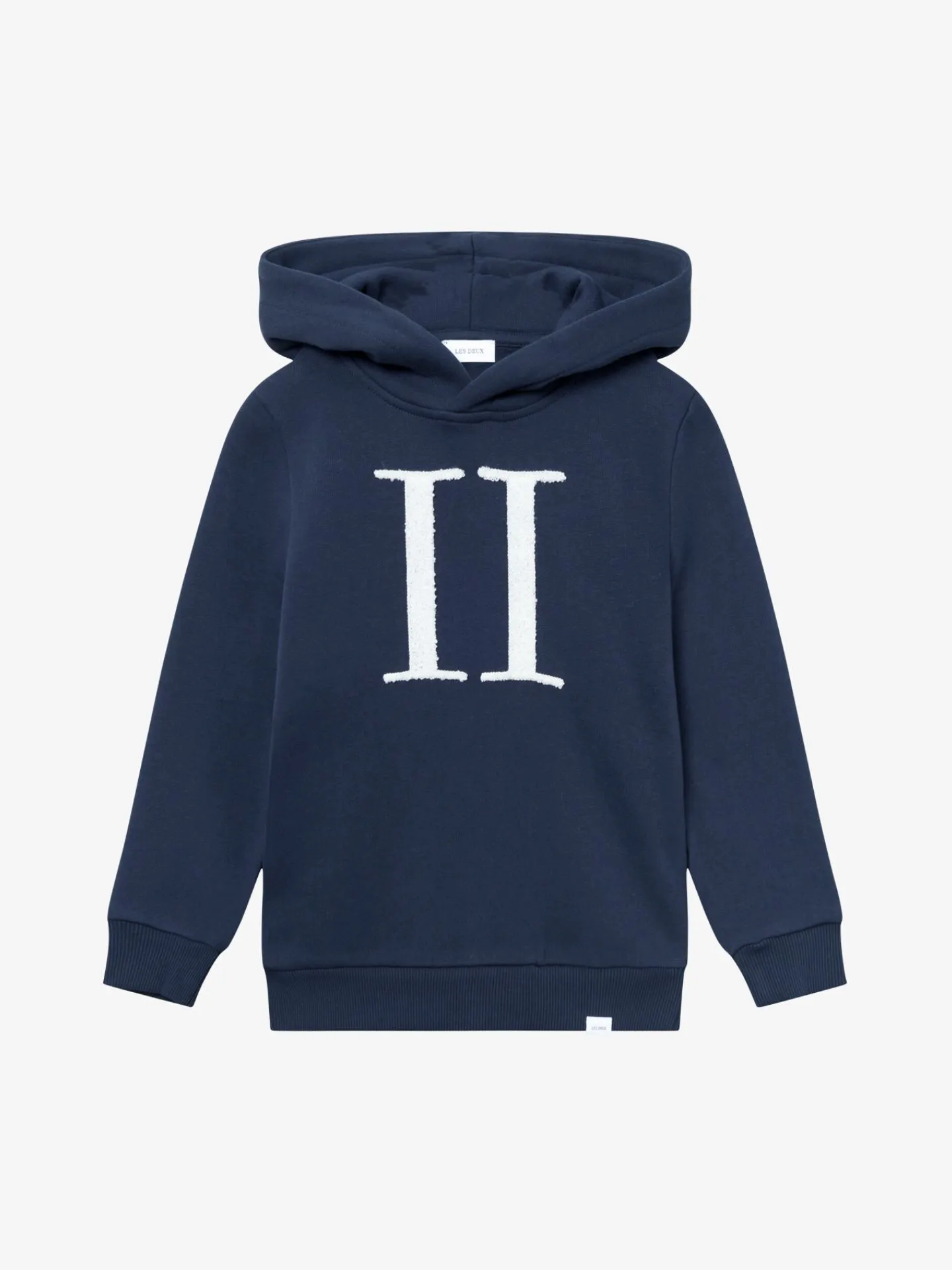 Les Deux Jongens hoodie encore dark navy ivory