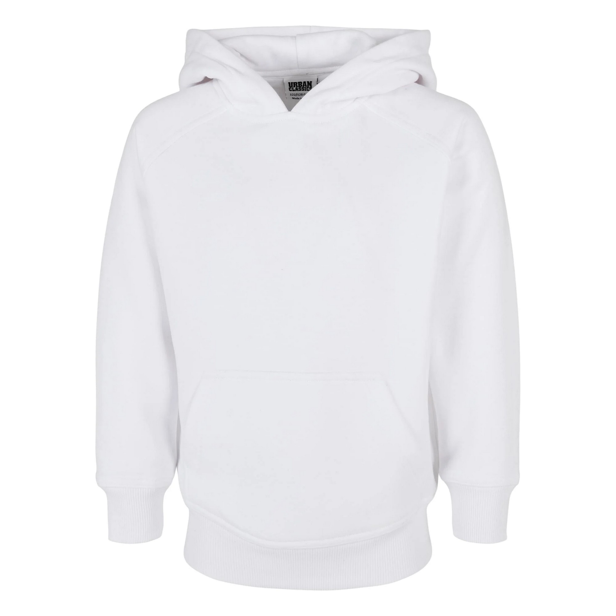 Urban Classics Jongens blanco effen hoodie