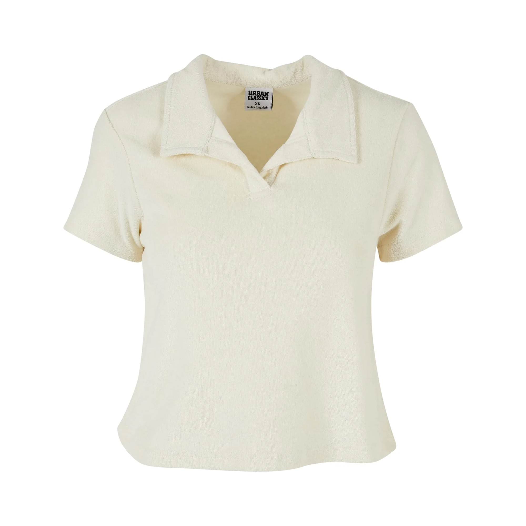 Urban Classics Dames badstof poloshirt